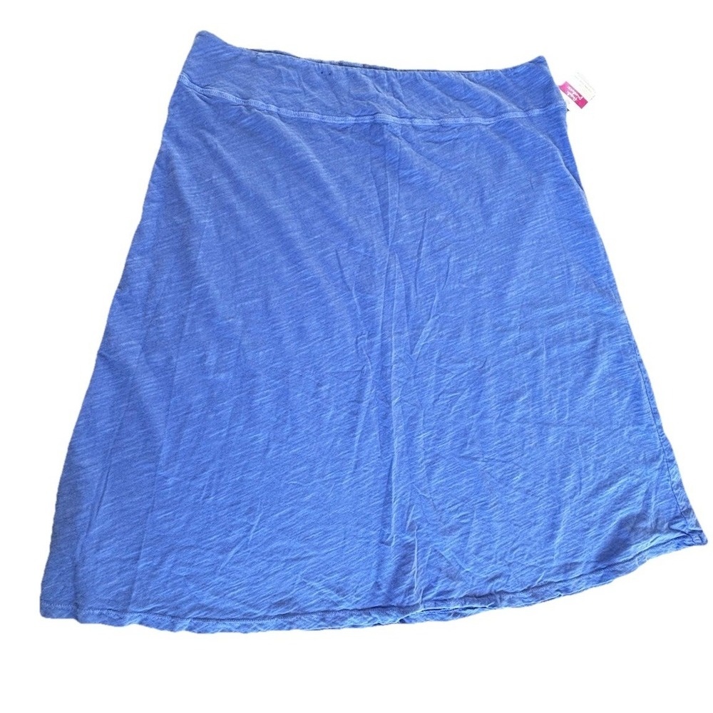Fresh Produce Heritage Skirt Periwinkle Blue XL Beachy Coastal Casual NWT